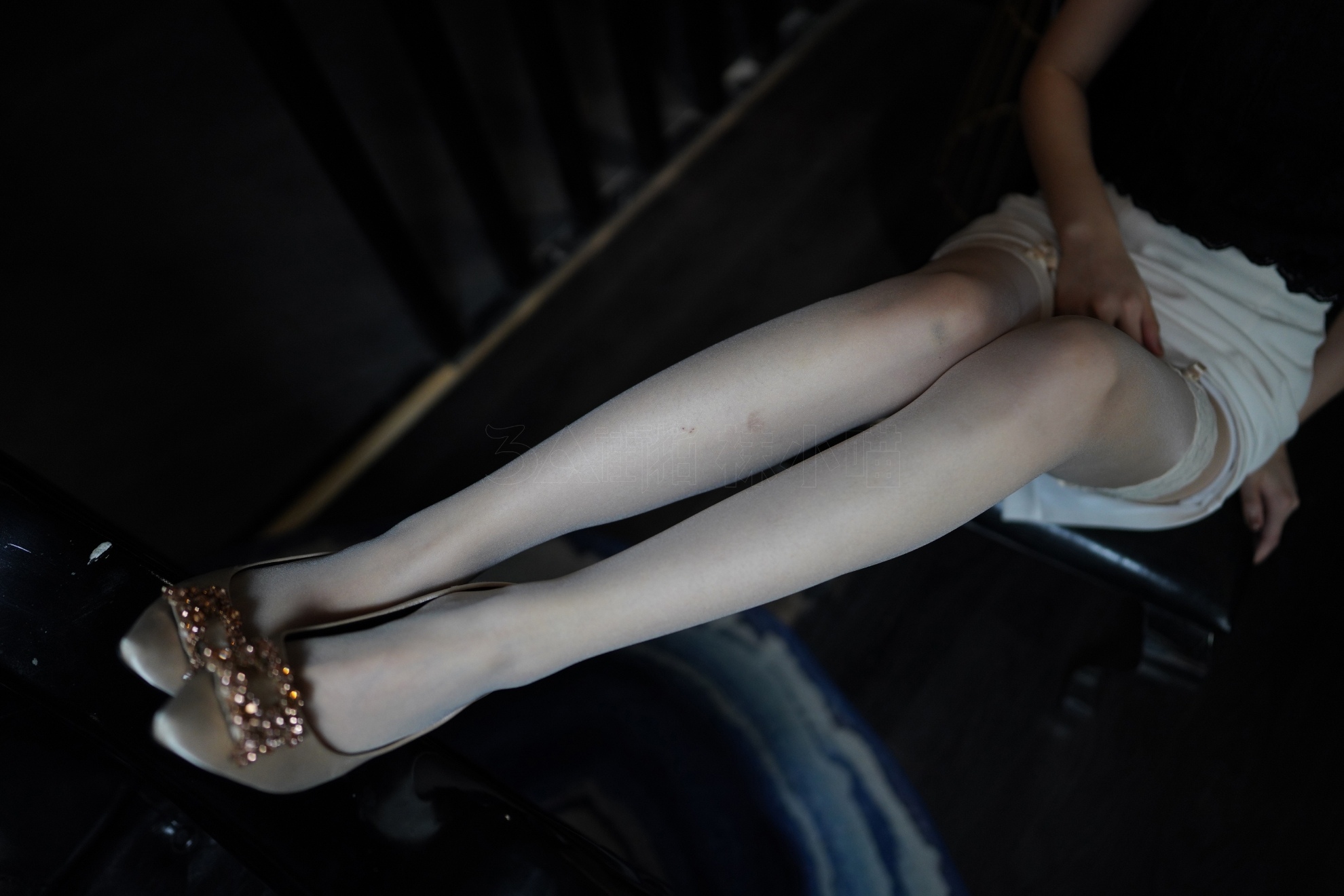 kittyWawa袜小喵  KT201 吊带袜天使